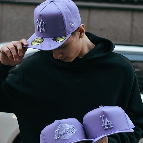 Kšiltovka New Era - MLB Color Pack 59FIFTY A-Frame - LA Dodgers - Purple