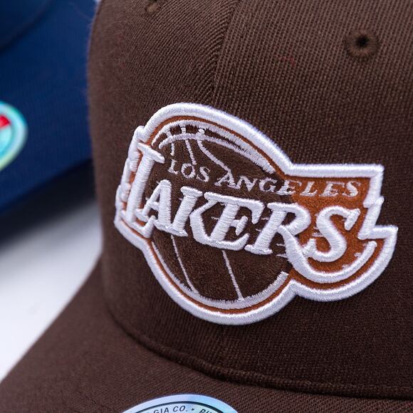 Kšiltovka Mitchell & Ness - Los Angeles Lakers - Fashion Classic Red - Brown