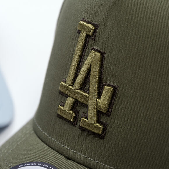 Kšiltovka New Era - MLB Tonal Outline 9FORTY A-Frame - LA Dodgers - New Olive
