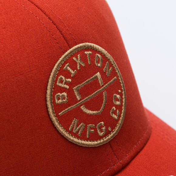 Kšiltovka Brixton - Crest X Mp Mesh Cap - Phoenix Orange/Mojave