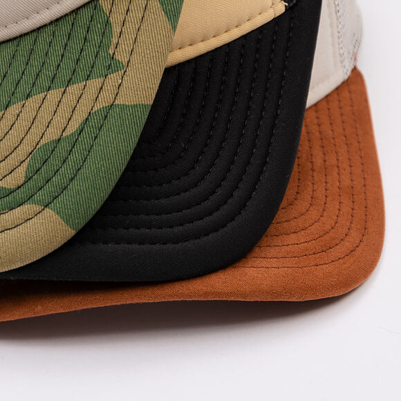 Kšiltovka New Era - Western Oval Patch Foam 9FORTY Trucker - Stone / Auburn