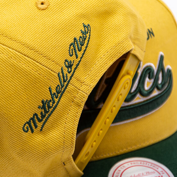 Kšiltovka Mitchell & Ness - Harvest Gold Pro Crown - Golden State Warriors - Gold/Green