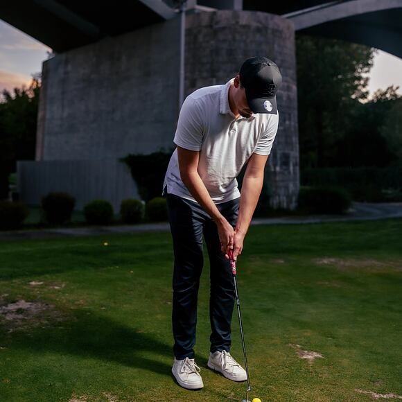 Kšiltovka New Era - LIV Golf 9FORTY A-Frame Tonal - Crushers - Black