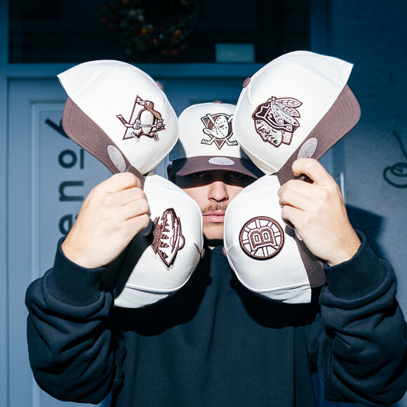 Kšiltovka Mitchell & Ness - NHL Fashion Basic 2T Pro Vntg - Anaheim Ducks - Cream