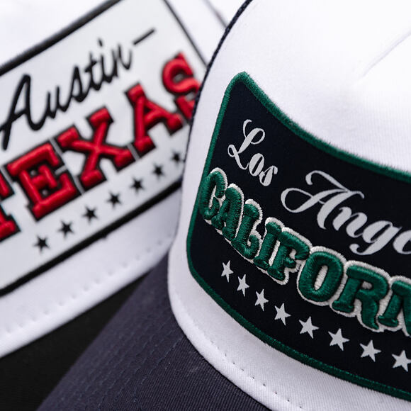 Kšiltovka New Era - Branded Location Patch 9FORTY Trucker - Navy