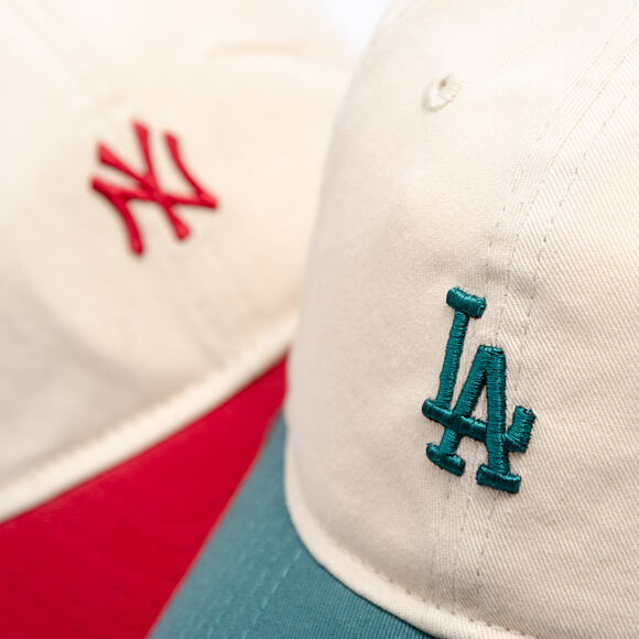 Kšiltovka New Era - MLB Mini Logo 9TWENTY - LA Dodgers - Cream