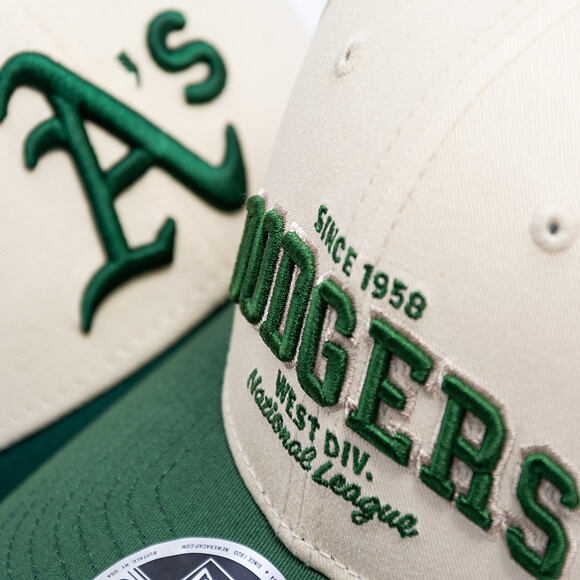 Kšiltovka New Era - MLB Wordmark 9FORTY M-CROWN - LA Dodgers - Cream