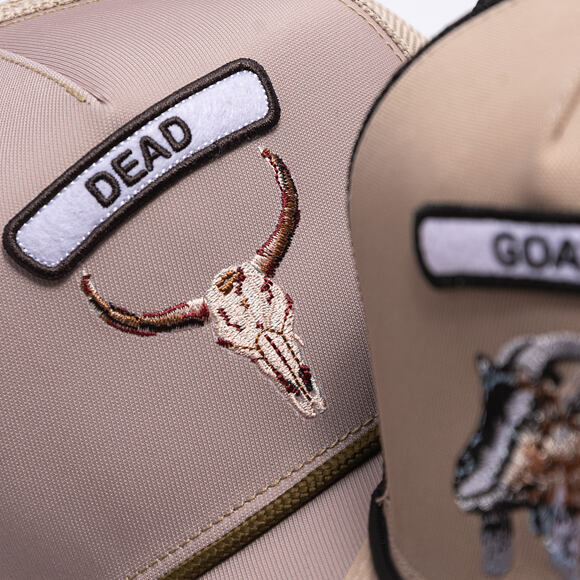 Kšiltovka Goorin - GB2 Skull - Biscuit