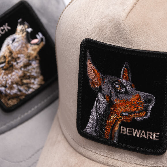 Kšiltovka Goorin - Velour Doberman - Biscuit