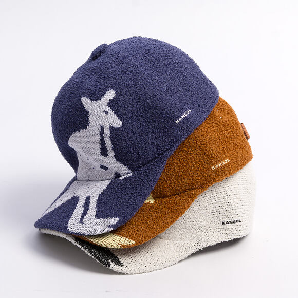 Kšiltovka Kangol - Retro Bermuda Big Kroo Spacecap - Hazy Indigo