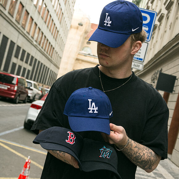 Kšiltovka Nike - Club Unstructured - Los Angeles Dodgers - Loyal Blue