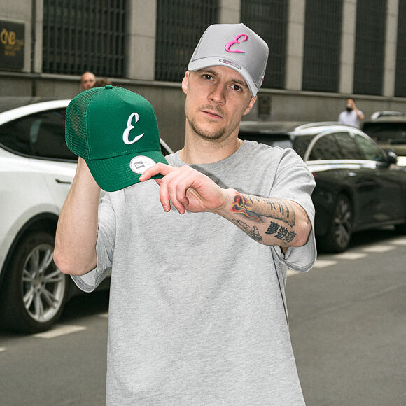 Kšiltovka New Era - Core Logo 9FORTY A-Frame Trucker - Prague Eagles - Green
