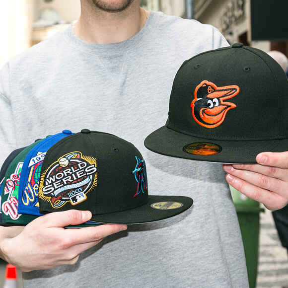 Kšiltovka New Era - MLB Hidden Hit 59FIFTY - Baltimore Orioles - Team Color
