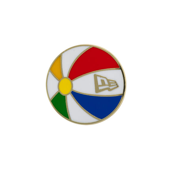 Připínáček New Era - Branded Cap Pin Beachball - Gold