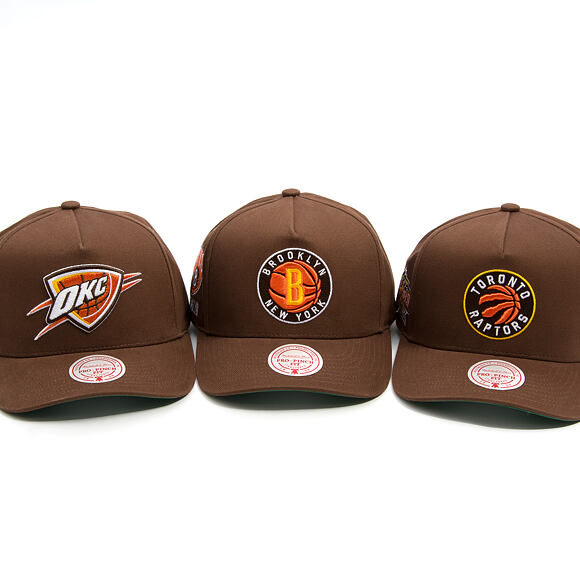 Kšiltovka Mitchell & Ness - NBA - Chestnut Peak - Toronto Raptors - Brown