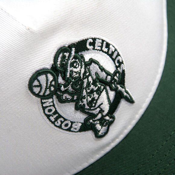 Kšiltovka Mitchell & Ness - NBA - Side Script - Boston Celtics - White/Green