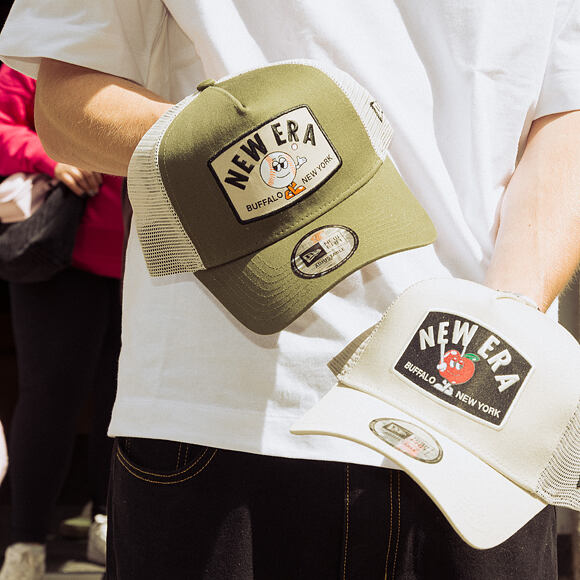 Kšiltovka New Era - Branded Summer Patch 9FORTY A-Frame Trucker - Stone