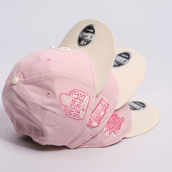 Kšiltovka New Era - MLB Washed Tie Dye 9FIFTY Retro Crown - Atlanta Braves - Pink