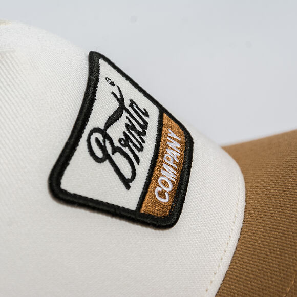Kšiltovka Brixton - Linwood C Netplus Mp Snpk - Off White/Copper
