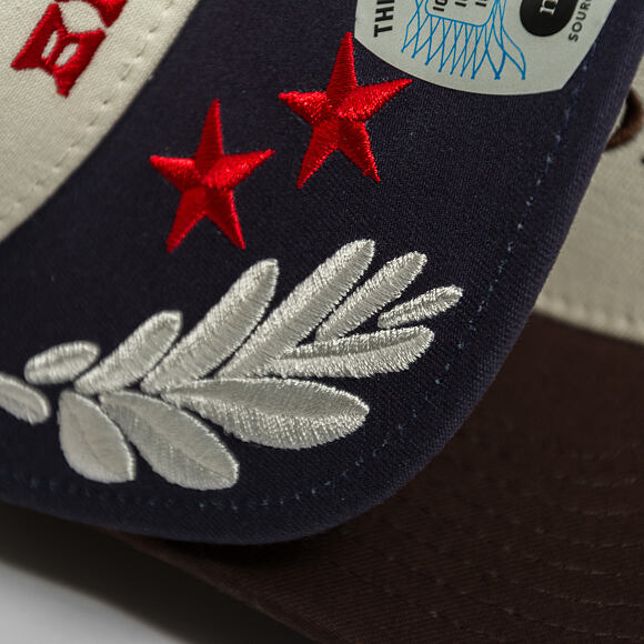 Kšiltovka Brixton - Rodeo C Np Mp Snapback - Off White/Navy