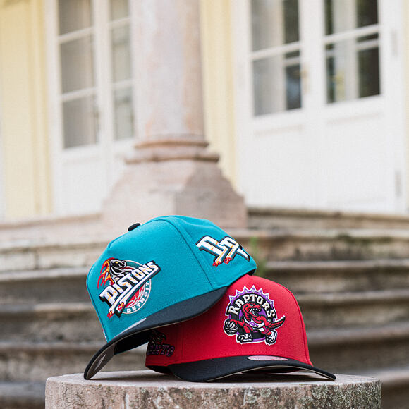 Kšiltovka Mitchell & Ness - In The City Hwc - NBA - Detroit Pistons - Teal