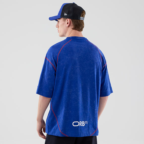Triko New Era - F1 Drop Shoulder Tee - RED BULL F1 - Blue