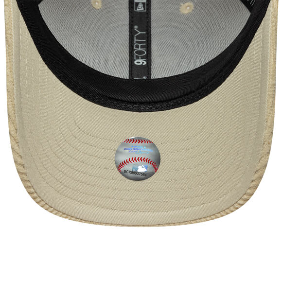 Kšiltovka New Era - MLB Cord 9FORTY M-CROWN - NY Yankees - Stone