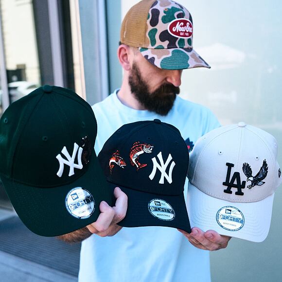 Kšiltovka New Era - MLB Outdoor Icon 9FORTY - NY Yankees - Green