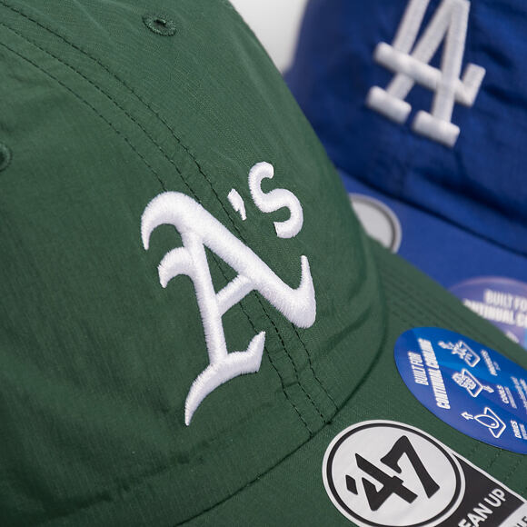 Kšiltovka '47 Brand - MLB Brrr CLEAN UP - Oakland Athletics - Green