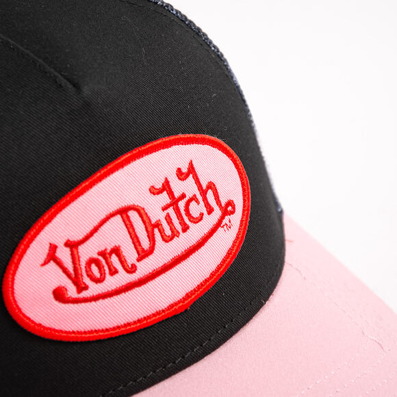 Dámská Kšiltovka Von Dutch - Baseball - Galaxy Mesh Patch - Black / Pink