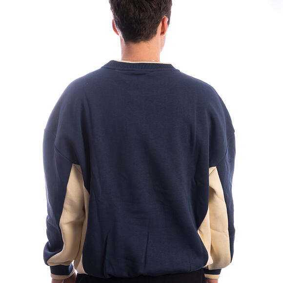 Mikina Karl Kani - Signature BRK Insert Oversized Crew - Blue