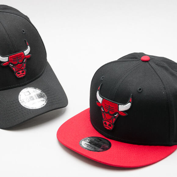 Kšiltovka New Era Team Chicago Bulls Black 9FORTY Strapback