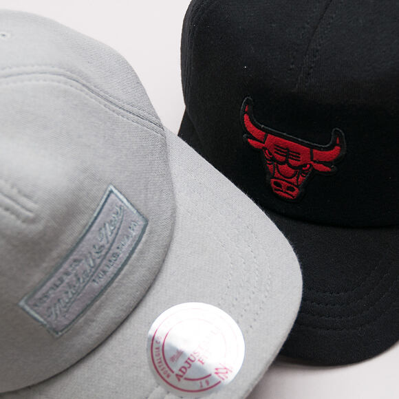 Kšiltovka Mitchell & Ness Throwback Grey Snapback