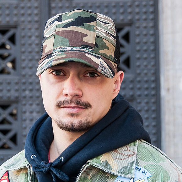 Kšiltovka New Era Patchwork Camo Trucker 9FORTY Woodland Camo Snapback