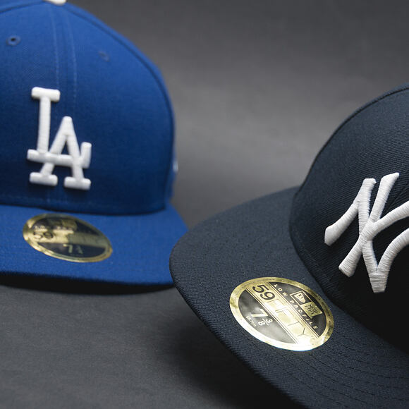 Kšiltovka New Era LC Authentic Perfomance Los Angeles Dodgers 59FIFTY LOW PROFILE Blue/White