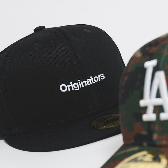 Kšiltovka New Era True Originators 59FIFTY Black/White