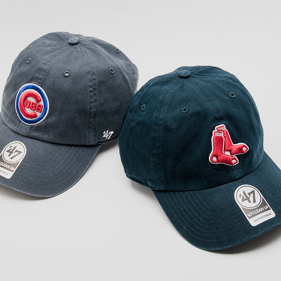 Kšiltovka 47 Brand Boston Red Sox Clean Up Navy Strapback
