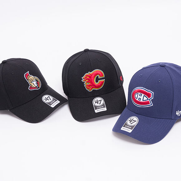 Kšiltovka 47 Brand Calgary Flames MVP Black Strapback