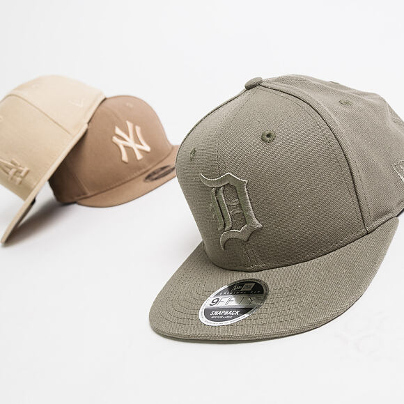 Kšiltovka New Era Original Fit Canvas New York Yankees 9FIFTY Camel Snapback