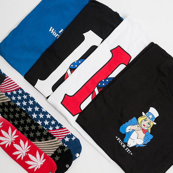 Ponožky HUF USA Red