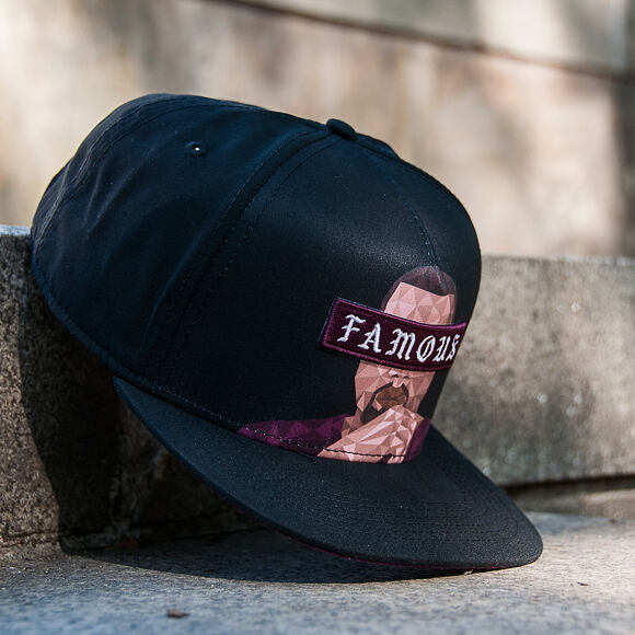 Kšiltovka Cayler & Sons WL Drop Out Cap Black/Bordeaux Snapback