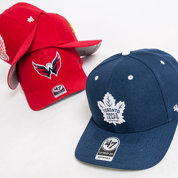 Kšiltovka 47 Brand Toronto Maple Leafs Audible MVP DP Light Navy Strapback