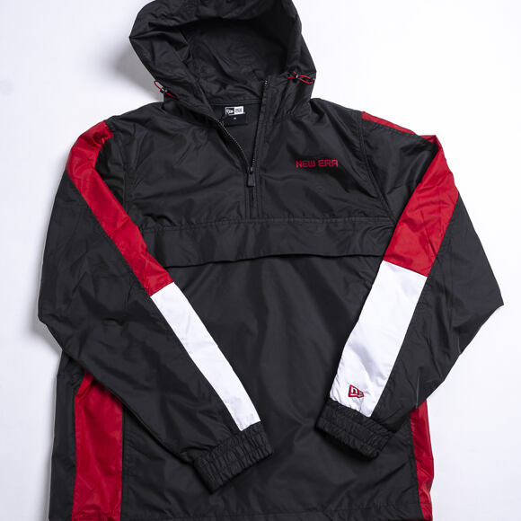 Bunda New Era Contemporary Windbreaker Black/White/Scarlet