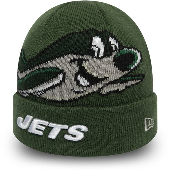 Dětský Kulich New Era New York Jets Infant Mascot Cuff Knit Cilantro Green