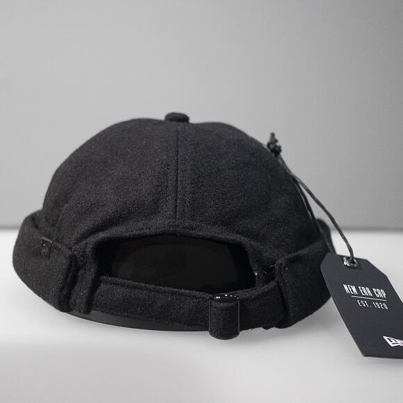 Čepice New Era Wool Skully Rollcap Docker Black
