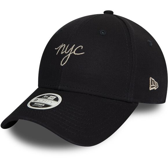 Dámská Kšiltovka New Era 9FORTY NYC Script Navy