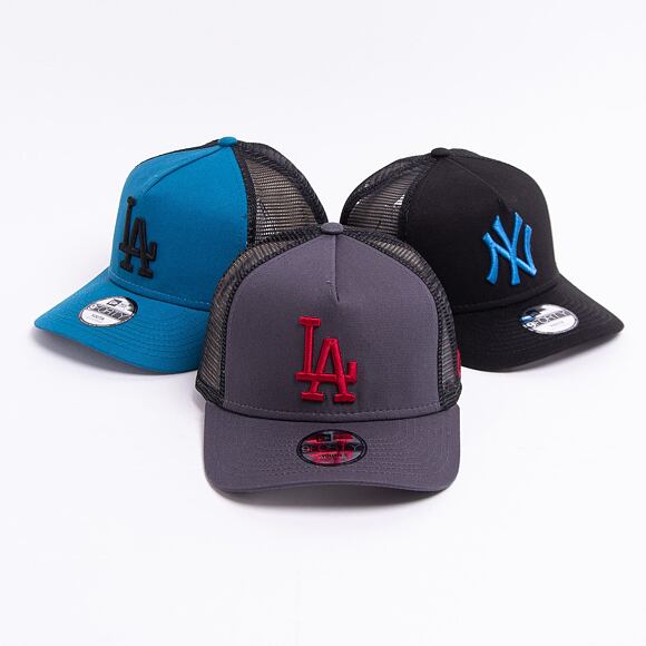 Dětská Kšiltovka New Era 9FORTY Kids A-FRAME Trucker MLB League Essential Los Angeles Dodgers