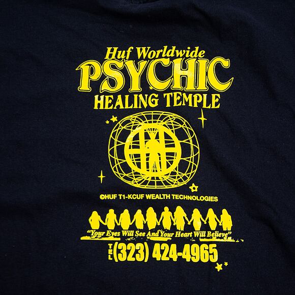 Triko HUF Psychic Temple Black