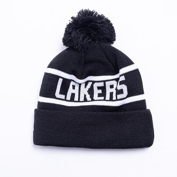 Kulich New Era NBA Team Jake Bobble Cuff Knit Los Angeles Lakers Black