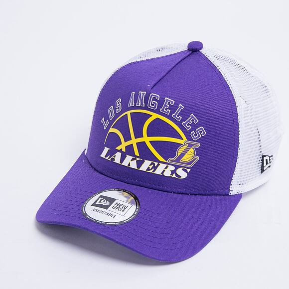 Kšiltovka New Era 9FORTY A-Frame Trucker Graphic Los Angeles Lakers Snapback Team Color